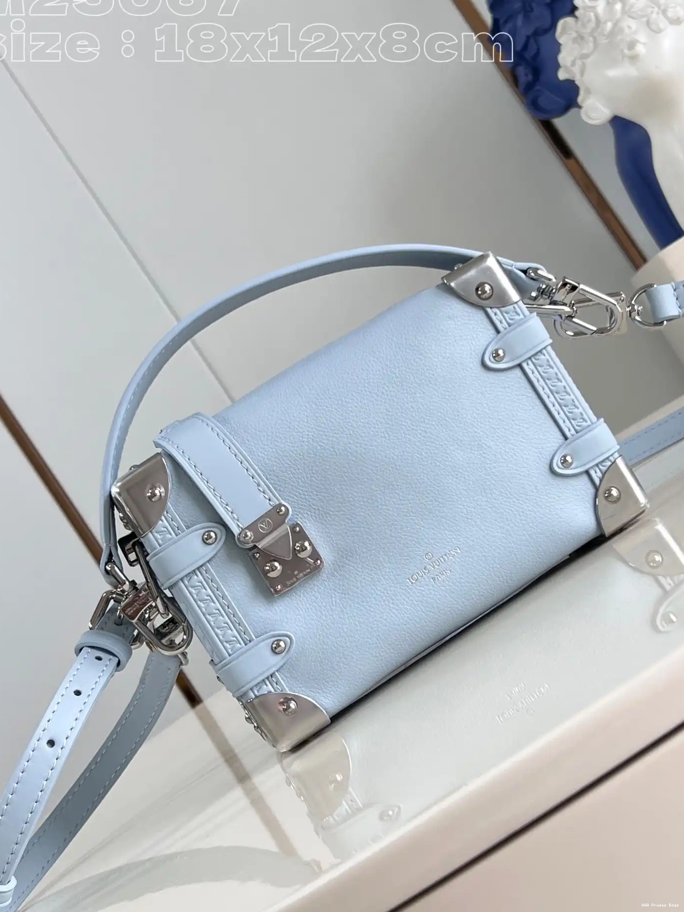 AAA Pruses Bags LOUIS Trunk PM-18*12.5*8CM VUITTON Side 0629